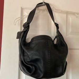 Black leather Cole Hahn purse